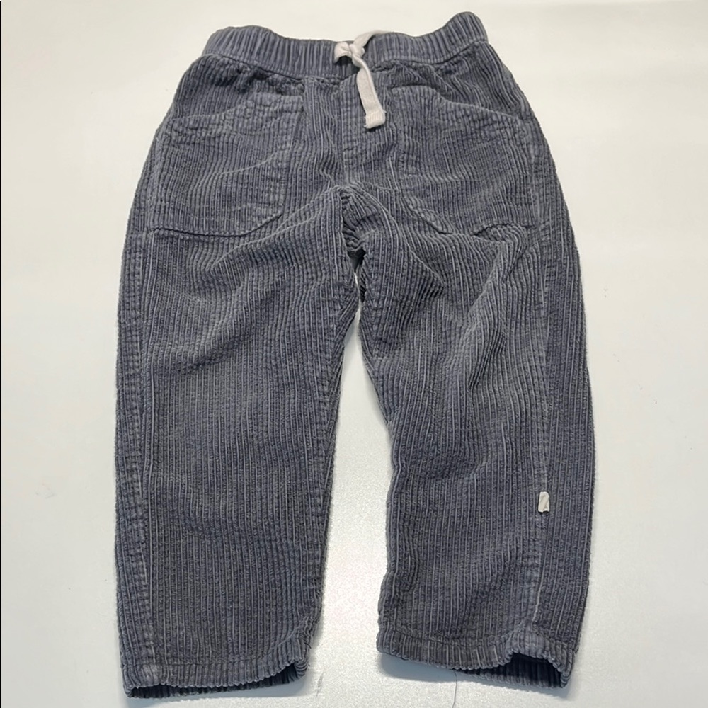 Gray Relaxed Fit Sweatpants with Elastic Waistband